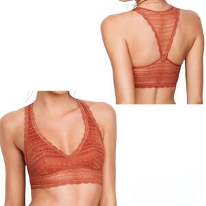 NWT Victoria Secret Bralette Ginger Lace Racerback Pull On.Bra Sz XS